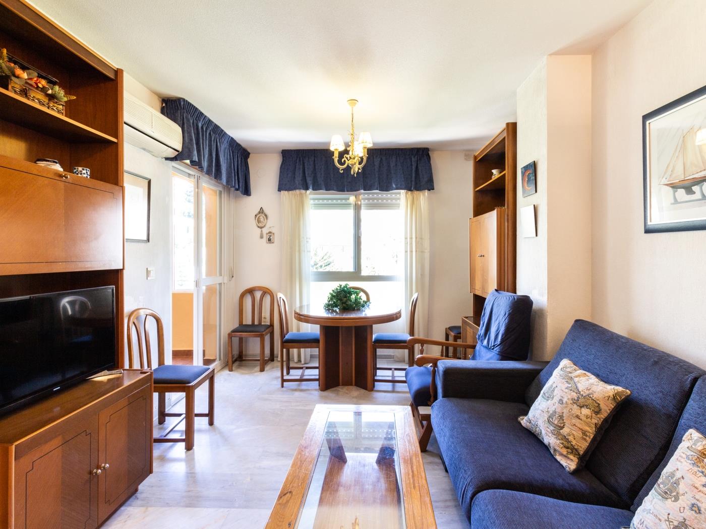 Apto Jardines de Mariote. Appartement à la plage de San Cristobal avec wifi. à Almuñécar