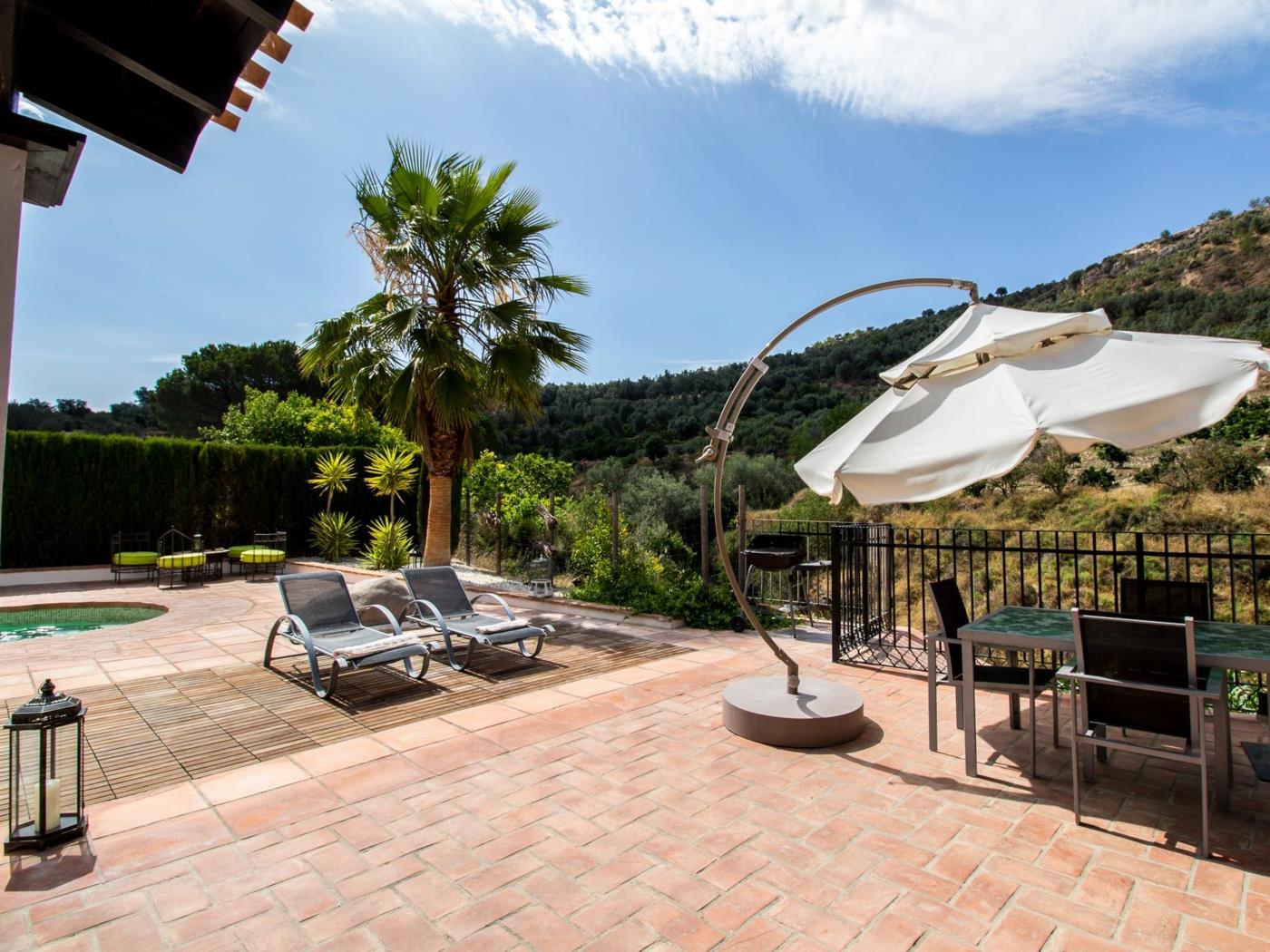 Magnificent house with pool, garden and views in Saleres