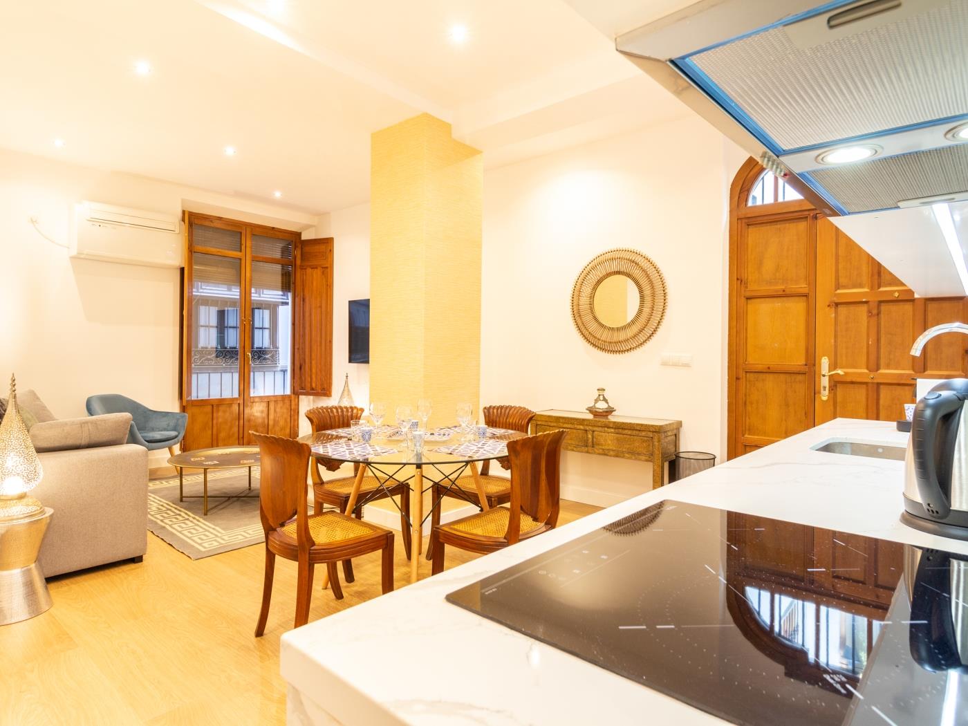 Apto Catedral. Appartement avec la meilleure situation dans le centre de Grenade à Granada