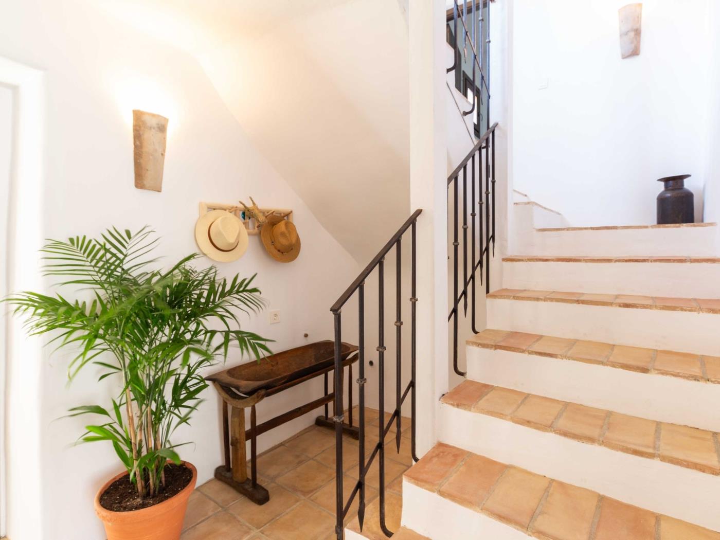 Magnificent rustic house with pool, garden, and views in Acequias