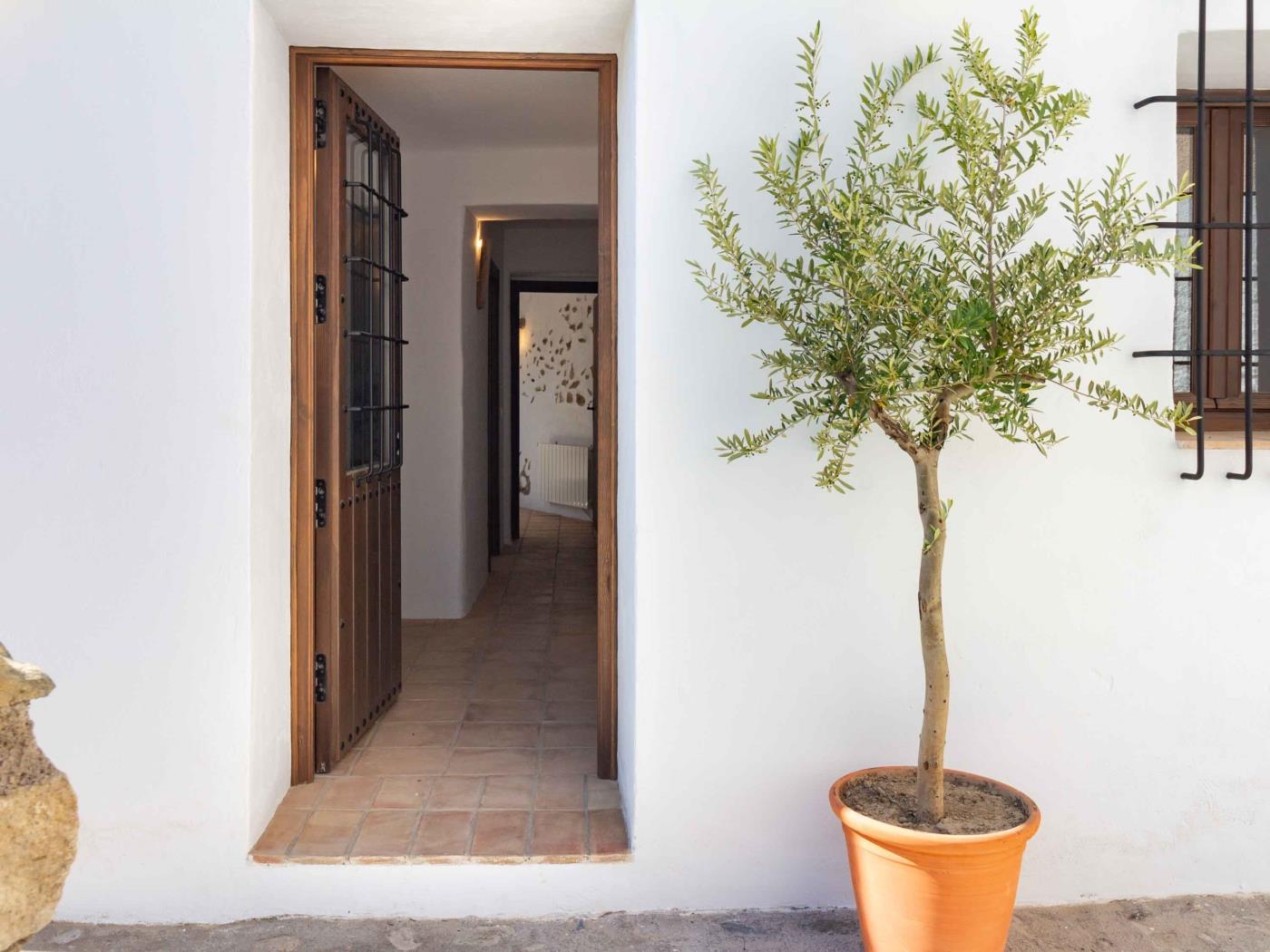 Magnificent rustic house with pool, garden, and views in Acequias