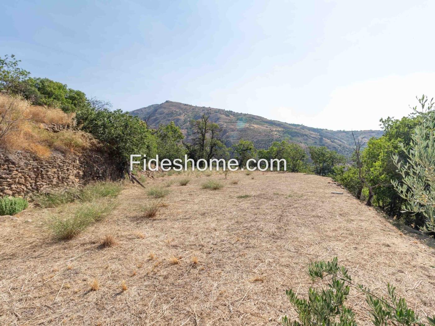 Cortijo mit bewässertem Land und Aussicht in Lanjarón