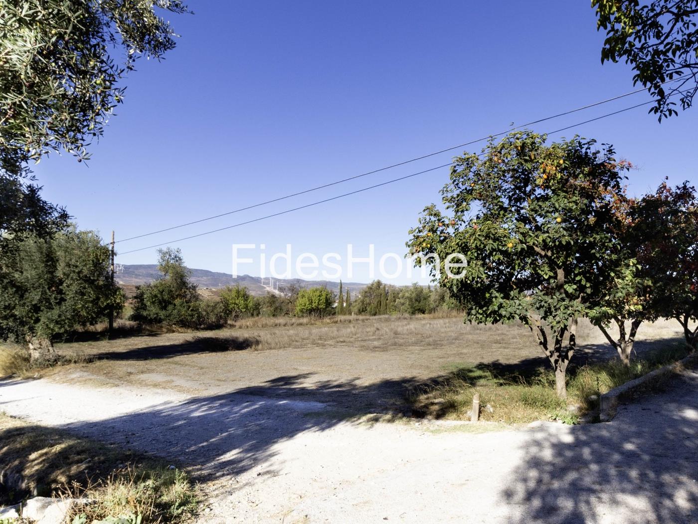 Terrain irrigué à Nigüelas avec une petite maison de campagne à Nigüelas