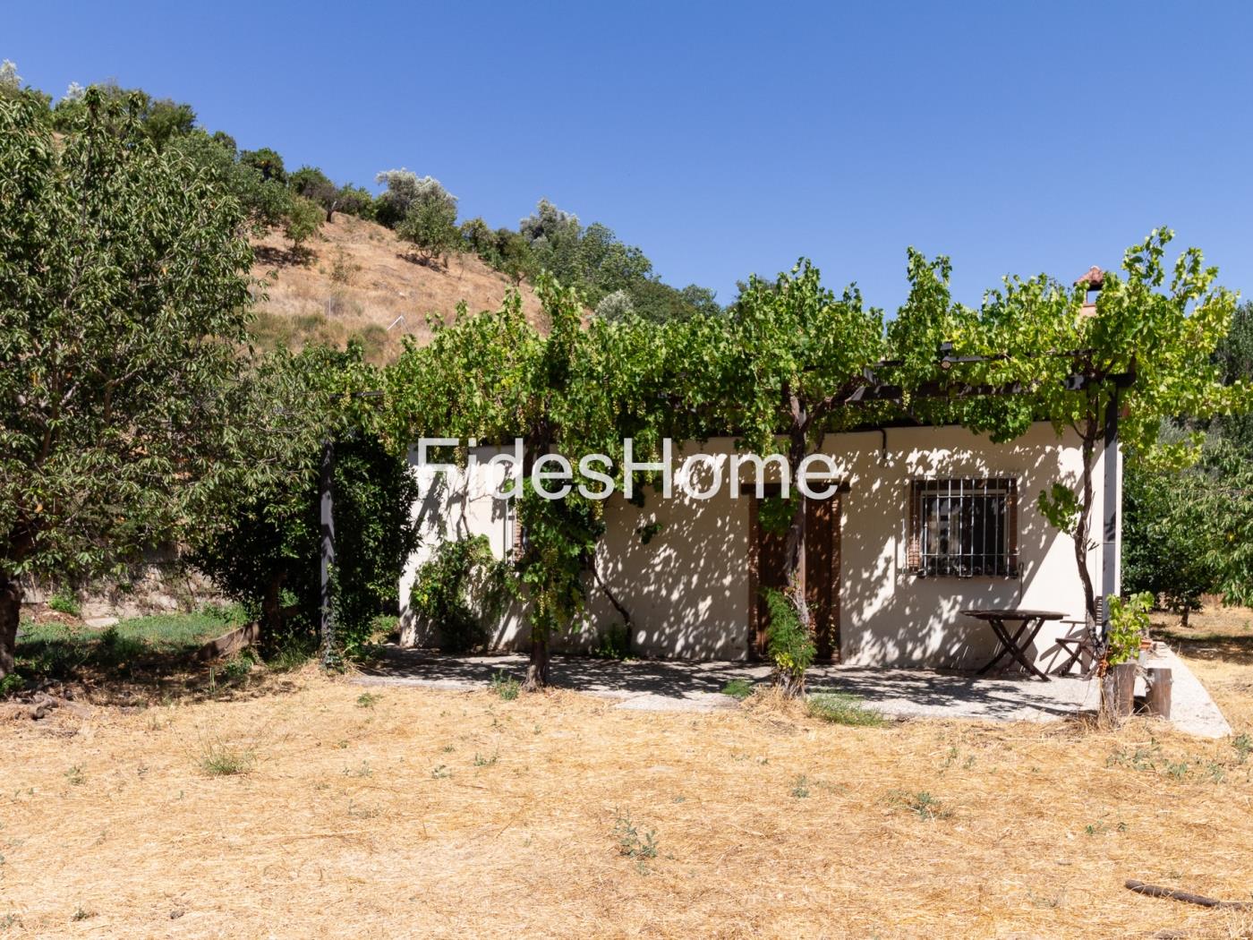 A charming rustic farmhouse with extensive grounds, salt pans and fruit trees in Saleres